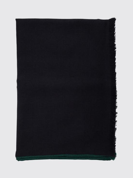 26FW 구찌 GG 울 실크 자카드 스카프 8705434GAK3 1066 Black