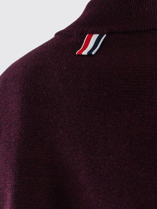 26FW 톰브라운 집업 니트 MKJ144AY1055 615 Burgundy - THOM BROWNE
