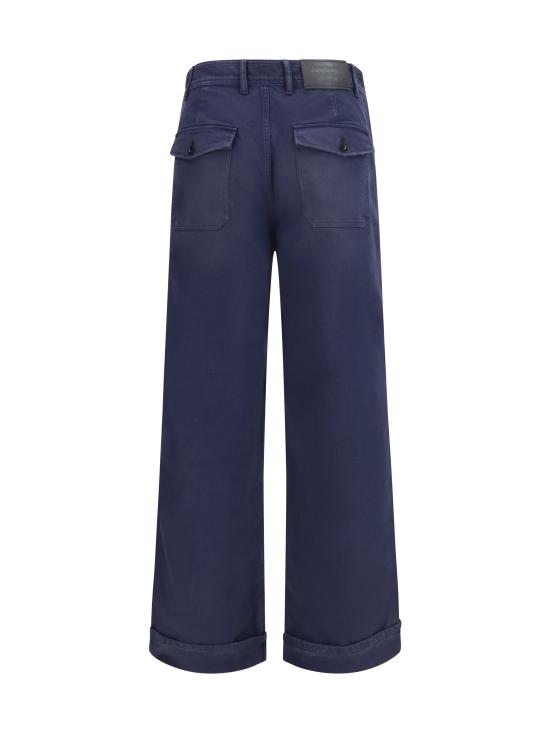 26FW 아크네 스튜디오 스테인드 트윌 팬츠 BK0779 NAVY - ACNE STUDIOS