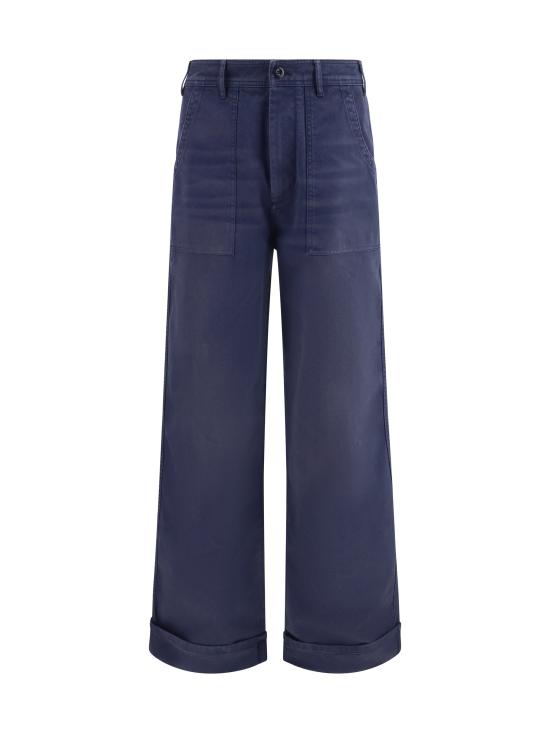 26FW 아크네 스튜디오 스테인드 트윌 팬츠 BK0779 NAVY - ACNE STUDIOS