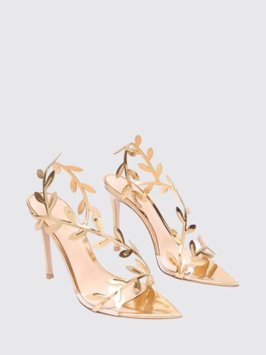 26FW 지안비토로시 힐/펌프스 G3240715RICGME TRME Gold - GIANVITO ROSSI