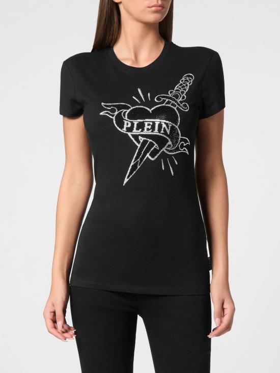 26SS 필립 플레인 반팔 티셔츠 UADCWTK3556PJY002N 02 Black