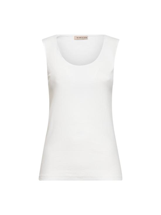 26SS 블랑카 비타 민소매 티셔츠 6027080301003 WHITE