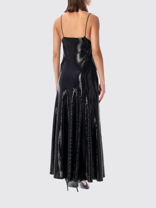26FW 알베르타 페레티 롱 원피스 04226646 0555 Black - ALBERTA FERRETTI