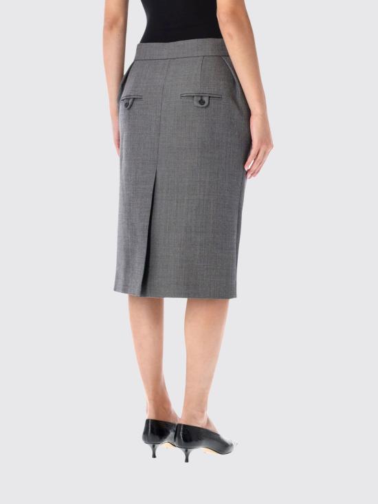 26FW 마그다뷰트림 미디 스커트 124726 Grey - MAGDA BUTRYM