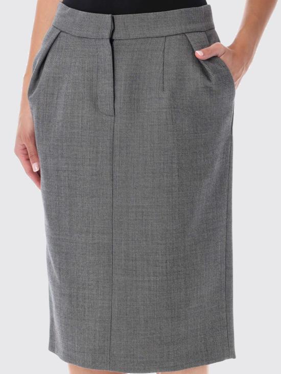 26FW 마그다뷰트림 미디 스커트 124726 Grey - MAGDA BUTRYM