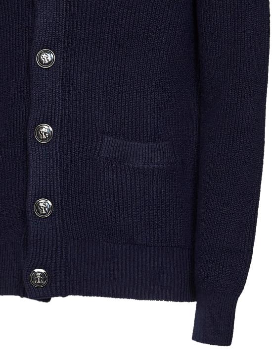 26FW 브루넬로 쿠치넬리 니트웨어 MNI709706 C2425 NAVY - BRUNELLO CUCINELLI