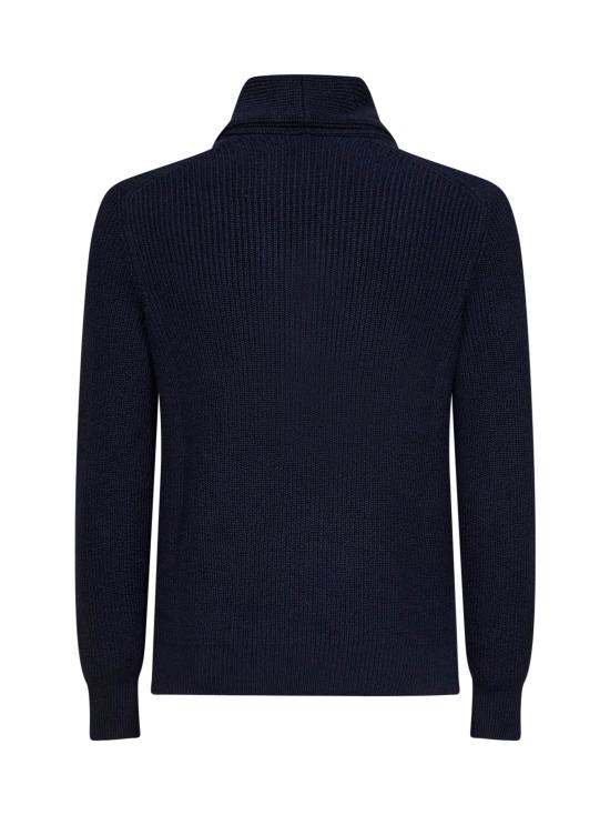 26FW 브루넬로 쿠치넬리 니트웨어 MNI709706 C2425 NAVY - BRUNELLO CUCINELLI