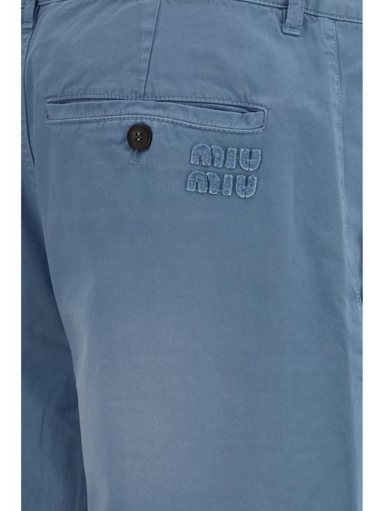 26FW 미우미우 팬츠 MP1970SOOO19R3 BLUE - MIU MIU