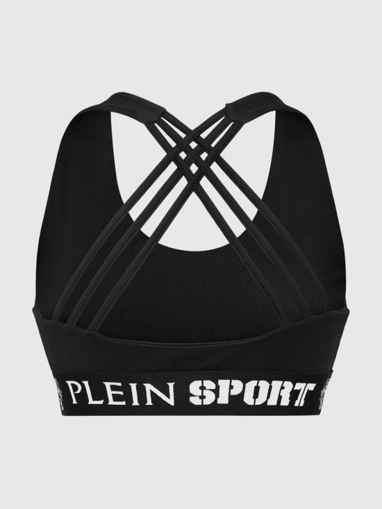 26SS 플레인스포츠 탑 PADCWJK0145STE003N 02 Black - PLEIN SPORT