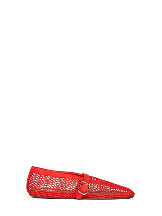 26FW 알라이아 피쉬넷 발레 플랫 AA3A029TK061 U14 RED