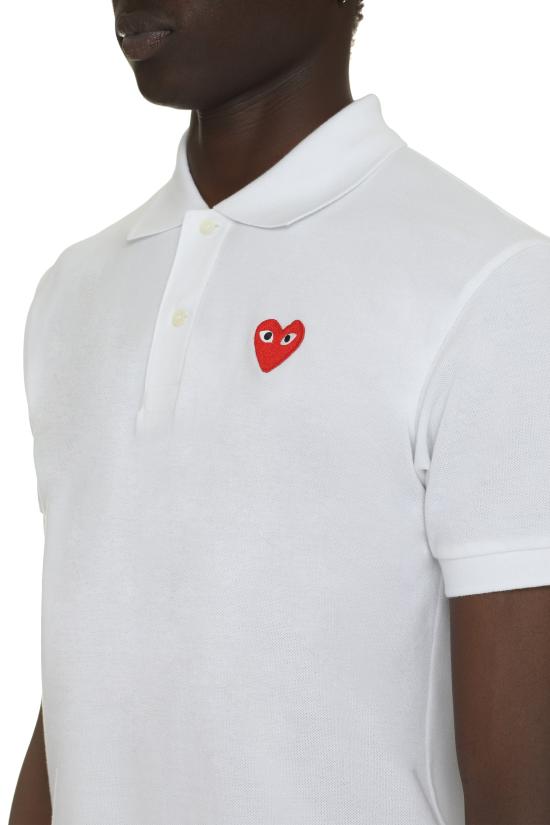  꼼데가르송 탑 AX T006 051 WHITE - COMME DES GARCONS