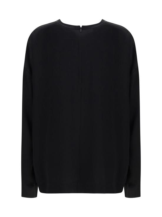 26SS 토템 블라우스 261WRT0656FB0546 BLACK - TOTEME
