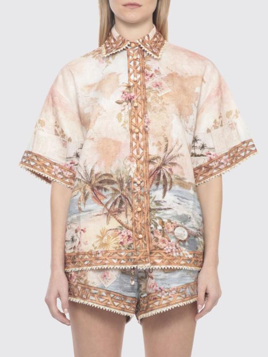 26FW 짐머만 블라우스 7632TSS263 ISMB Multicolor