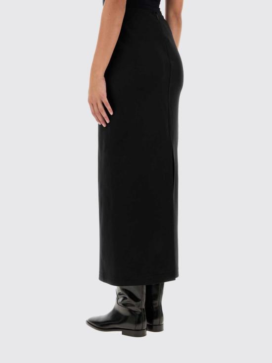 26FW 질샌더 롱 스커트 J02MA0417J40325 001 Black - JIL SANDER