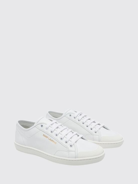 26FW 생로랑 GYM 짐 스무스 레더 스니커즈 82008700N00 9030 White - SAINT LAURENT