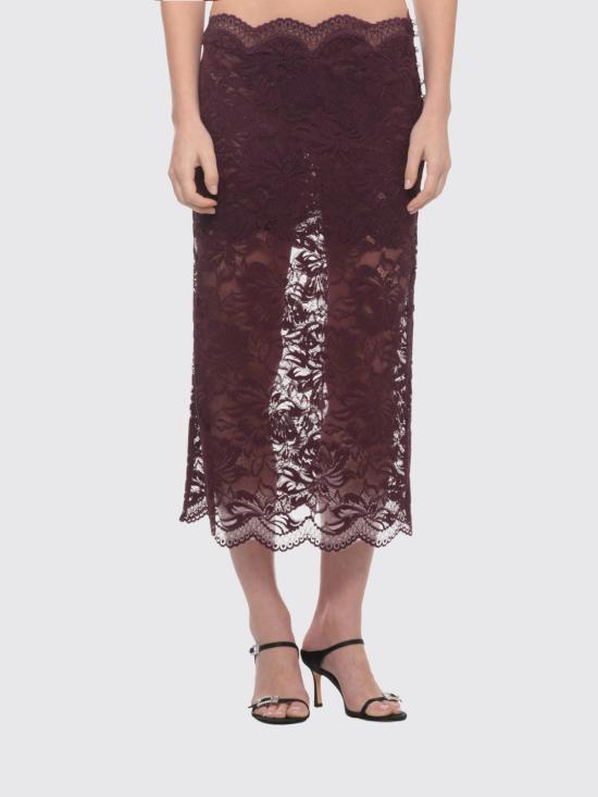 26FW 파코라반 롱 스커트 26AJJU598PA0170 P534 Violet