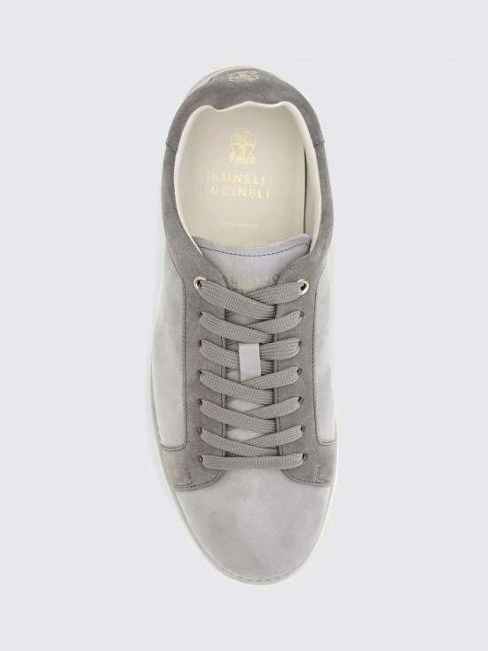 26FW 브루넬로 쿠치넬리 스니커즈 MZUKREM356 CVA13 Grey - BRUNELLO CUCINELLI