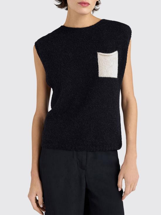 26FW 모모니 탑 266MMOKN01326669MO 0990 Black
