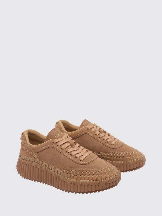 26FW 끌로에 스니커즈 CHC24A00RMS 20R Beige - CHLOE