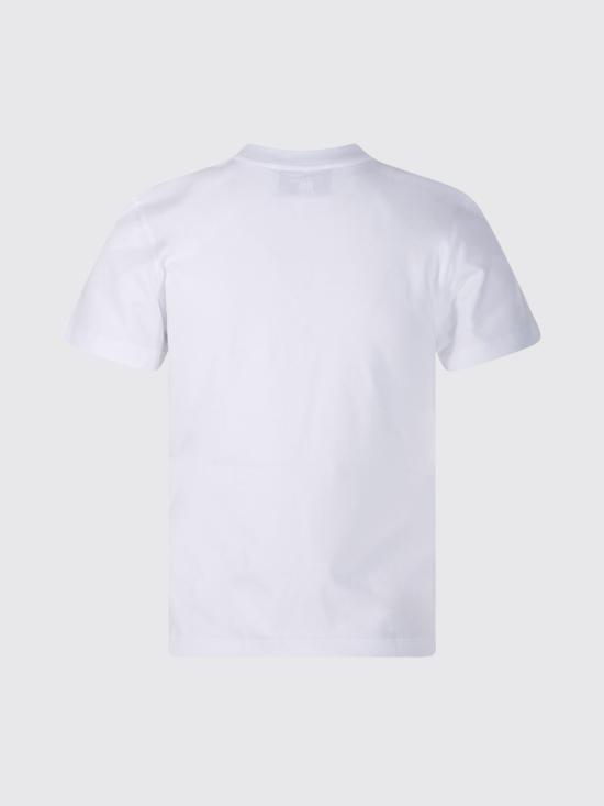 26FW 아미 스몰 하트 로고 코튼 크롭 티셔츠 FTS347724 100 White - AMI