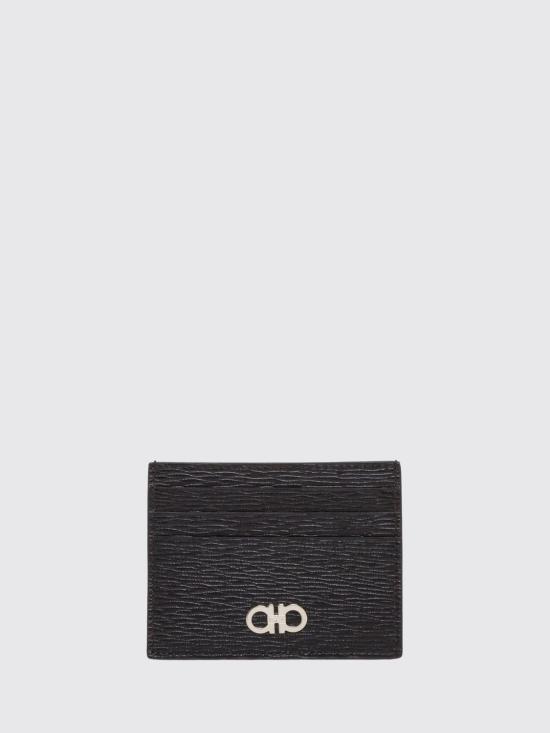 26FW 살바토레 페라가모 간치니 크레딧 카드 홀더 66A302 698914 Black