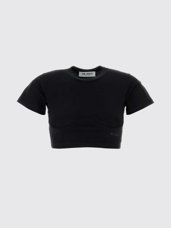 26FW 디 아티코 반팔 티셔츠 261WCT00364JJJ025AA 100 Black - THE ATTICO