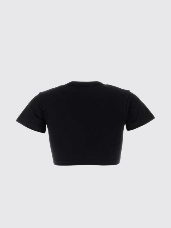26FW 디 아티코 반팔 티셔츠 261WCT00364JJJ025AA 100 Black - THE ATTICO