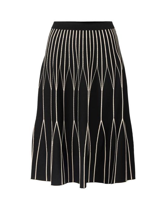 26SS 엘리자베타프랜치 스커트 GK31S62E2 BLACK - ELISABETTA FRANCHI