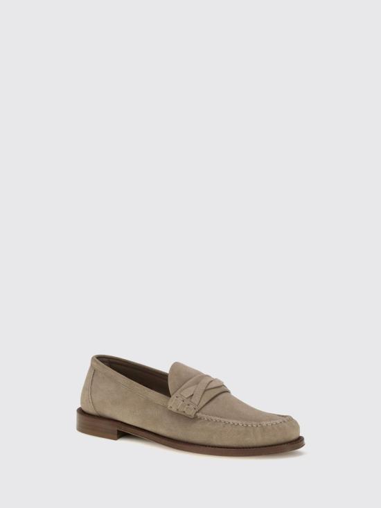 26SS 브루넬로 쿠치넬리 로퍼 MZUSOLF747 C4298 Grey - BRUNELLO CUCINELLI