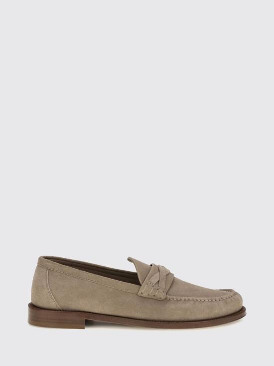 26SS 브루넬로 쿠치넬리 로퍼 MZUSOLF747 C4298 Grey