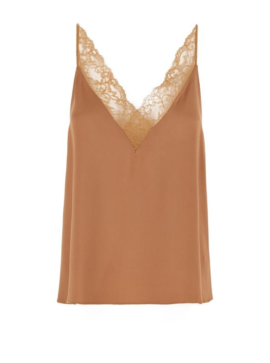 26FW 포르테포르테 민소매 티셔츠 15068 CAMEL