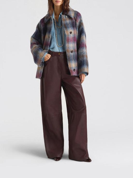 26FW 모모니 가죽 팬츠 266MMOPA03826646MO 0660 Brown - MOMONI