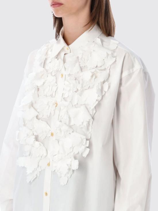 26FW 알베르타 페레티 블라우스 02086622 0002 White - ALBERTA FERRETTI