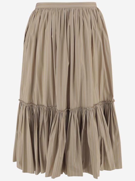 26SS 질샌더 스커트 J02MA0373 BEIGE - JIL SANDER