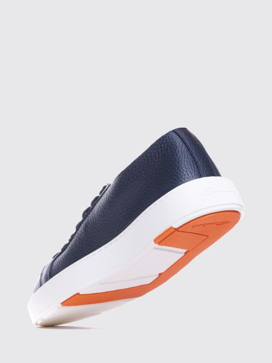 26FW 산토니 스니커즈 MBCD21430BARCMMD U55 Blue - SANTONI