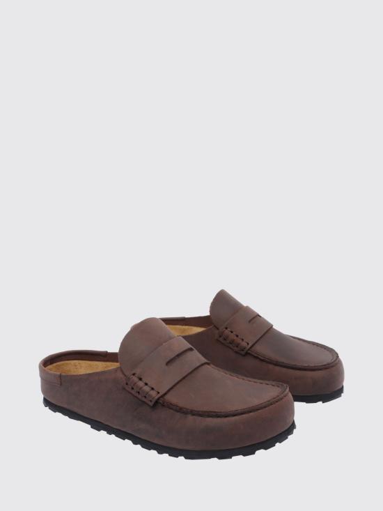 26FW 버켄스탁 네이플스 랩드 내츄럴 오일드 레더 1029700 Brown - BIRKENSTOCK