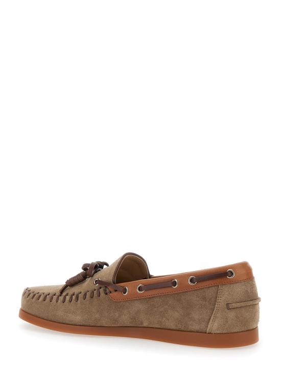 25FW 발렌티노 가라바니 팜 애비뉴 크러스트 레더 보트 슈즈 7Y2S0K85 BROWN - VALENTINO GARAVANI