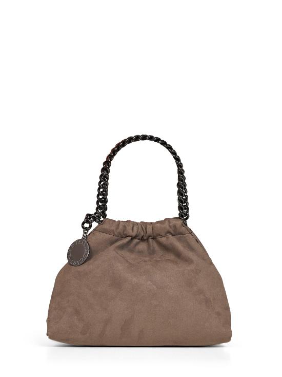 26FW 스텔라 맥카트니 팔라벨라 드로스트링 숄더백 7B0144WP05432822 BROWN