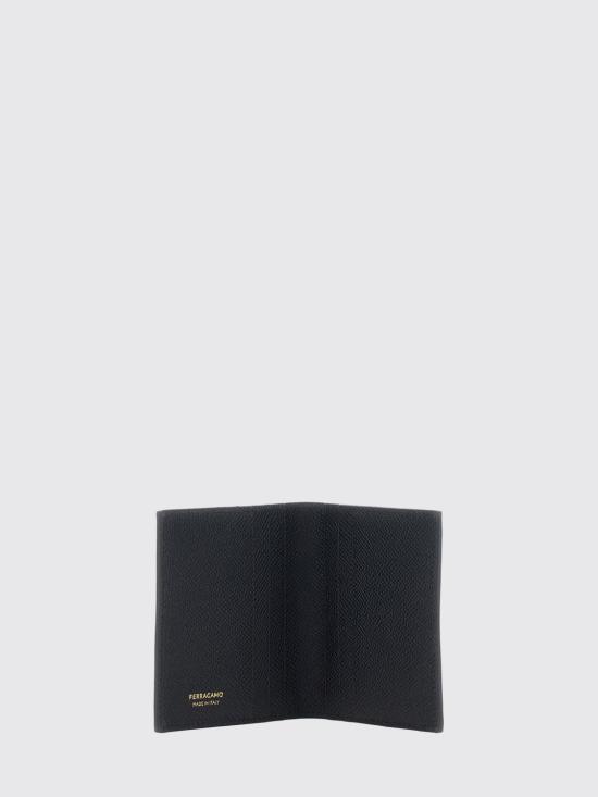 26FW 살바토레 페라가모 간치니 카드 지갑 661452 775661 Black - SALVATORE FERRAGAMO