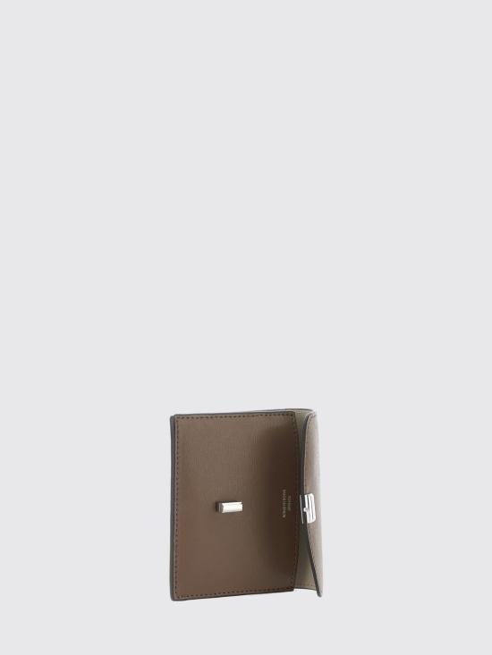 26FW 토템 T-락 팔멜라토 레더 카드 홀더 251WAM0042LE0025 379 Beige - TOTEME