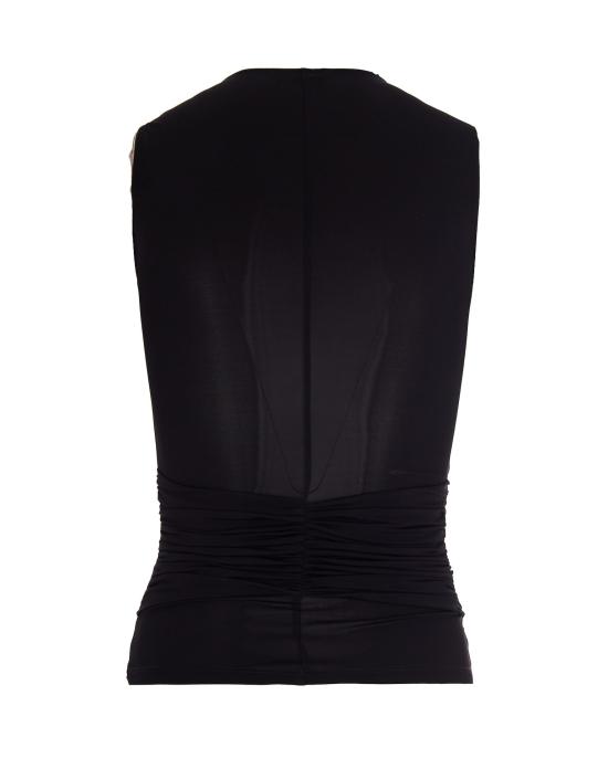 26SS 엘리자베타프랜치 민소매 티셔츠 TO03761E2 BLACK - ELISABETTA FRANCHI