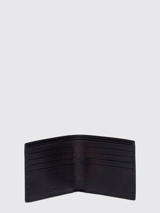 26FW 생로랑 로고 이스트/웨스트 반지갑 396307BTY0N 1000 Black - SAINT LAURENT