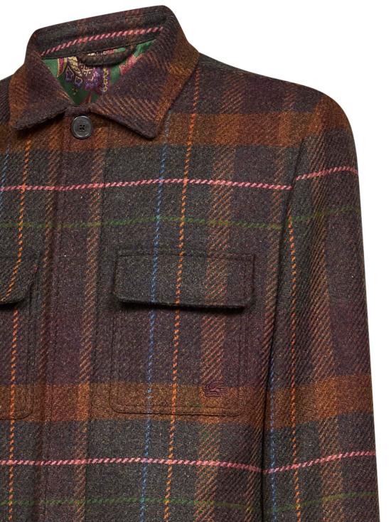 26FW 에트로 셔츠 MRCA007699TQB1BS9865 BROWN - ETRO