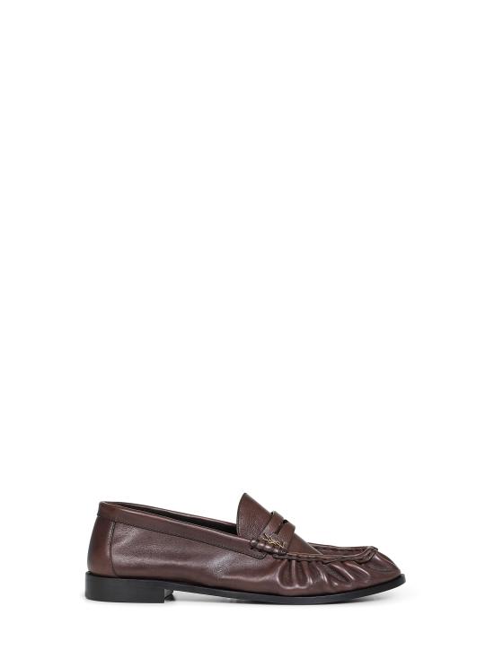 26SS 생로랑 매트 레더 서플 르 로퍼 83947125VAA2128 BROWN