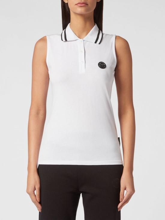 26SS 플레인스포츠 폴로 티셔츠 PACCWTK2828SJY001N 01 White