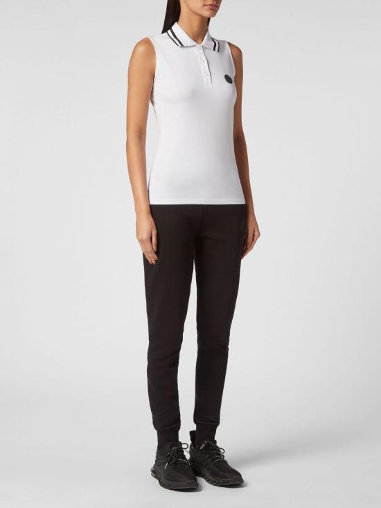 26SS 플레인스포츠 폴로 티셔츠 PACCWTK2828SJY001N 01 White - PLEIN SPORT
