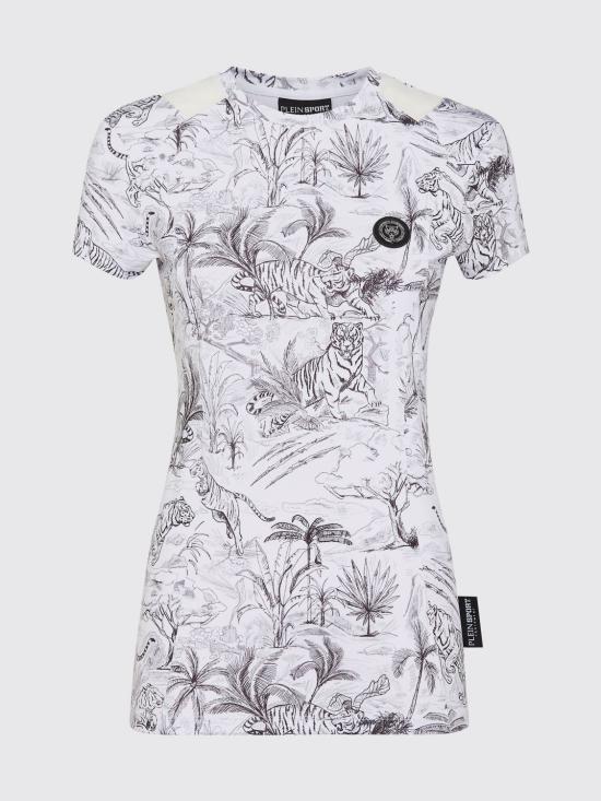 26SS 플레인스포츠 반팔 티셔츠 FADCWTK3355STE003N 01 White - PLEIN SPORT