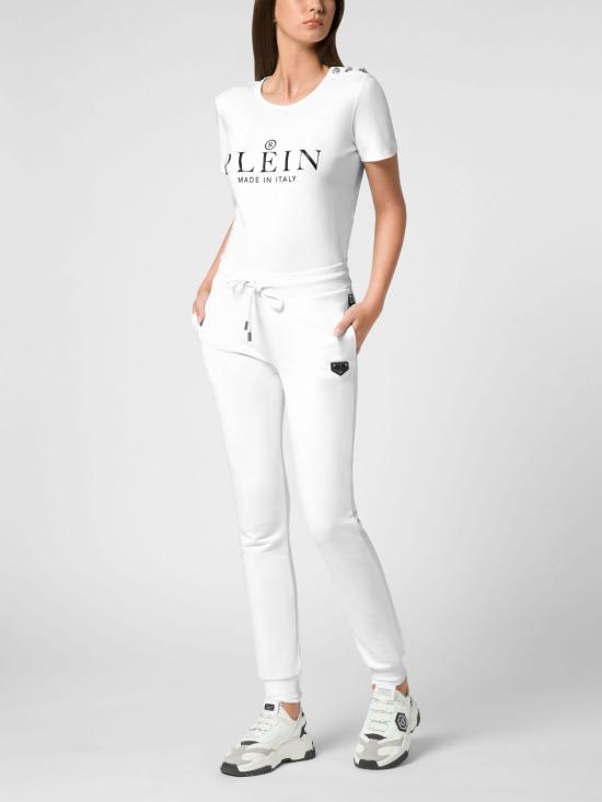 26SS 필립 플레인 레깅스 UADCWJT2020PTE003N 01 White - PHILIPP PLEIN