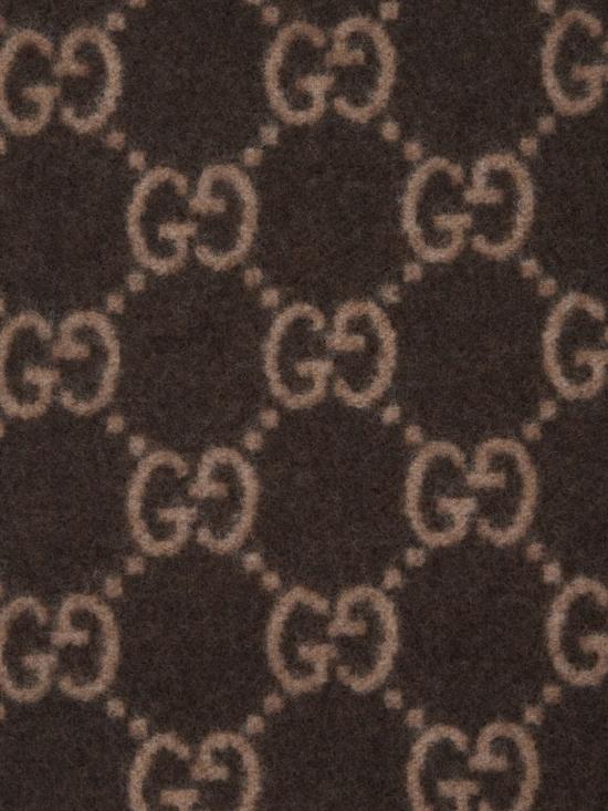26FW 구찌 GG 캐시미어 스카프 8123174GABX 2579 Brown - GUCCI